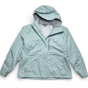 Columbia Women’s Hikebound Jacket Waterproof Rain Jacket XXL Turquoise Blue